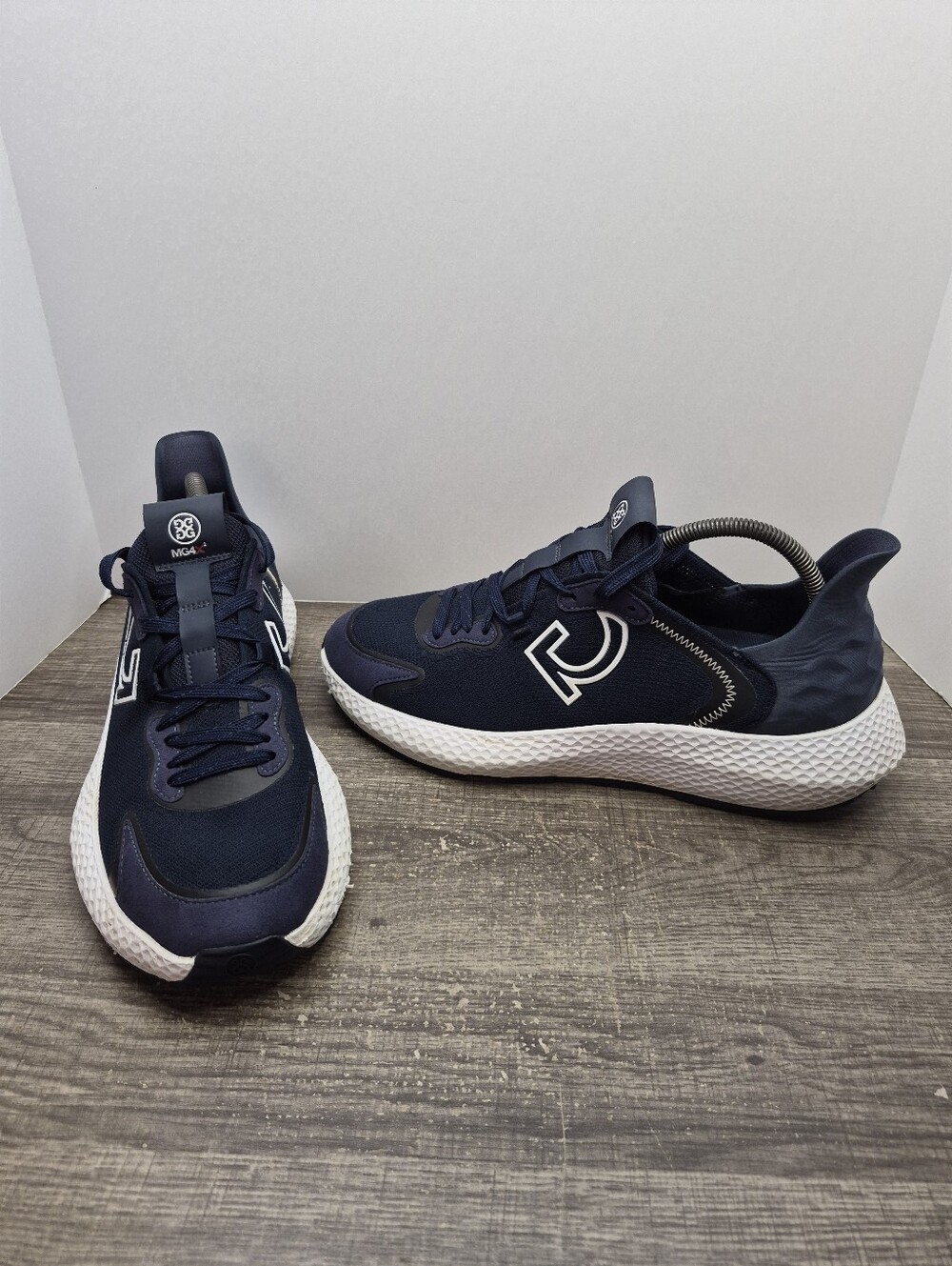 G/Fore G4 MG4X2 Knit Hybird Twlight Navy Cross Trainer Golf Shoes Mens Size 10.5